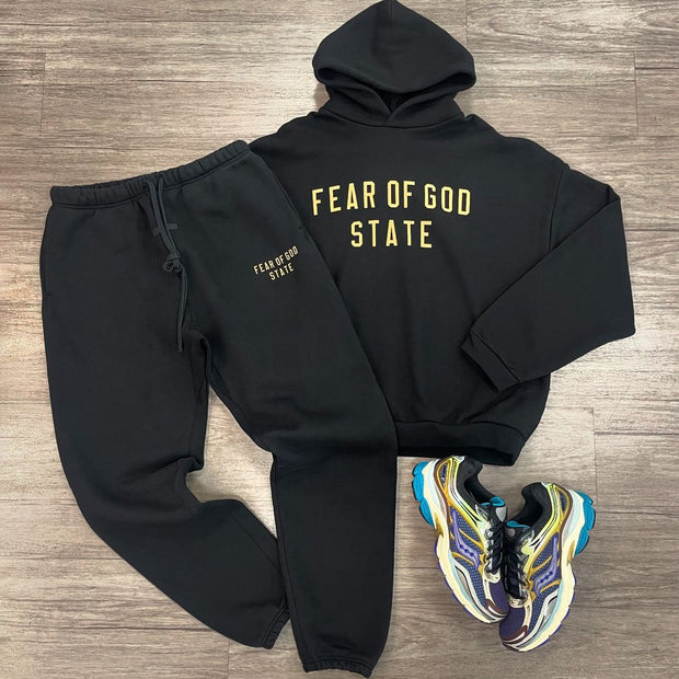 Fear Of God State Print Two Piece Hoodie Set