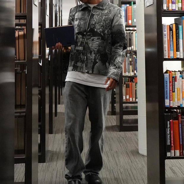 Trendy brand personalized retro tapestry jacket