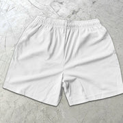 Butterfly New York Slogan Graphic Print Elastic Shorts