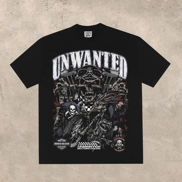 Fashion casual personality skull T-shirt