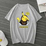 Street short-sleeved loose round neck casual Japanese T-shirt