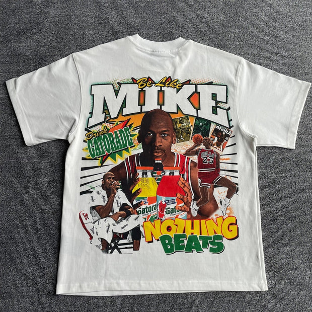 Casual Sports Drink Printed T-Shirt