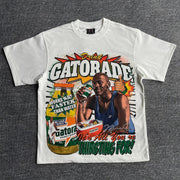 Casual Sports Drink Printed T-Shirt