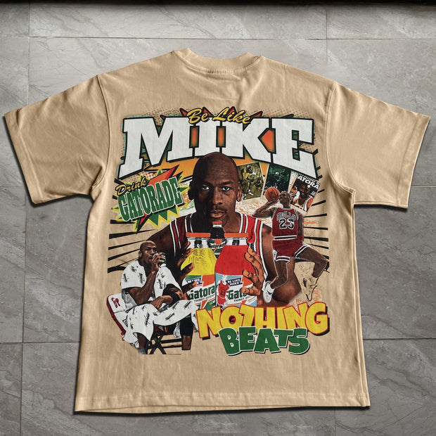 Casual Sports Drink Printed T-Shirt