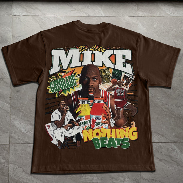 Casual Sports Drink Printed T-Shirt