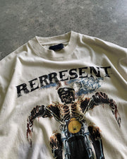 Personalized street style print round neck short sleeve T-shirt men