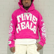 casual street patch hoodie