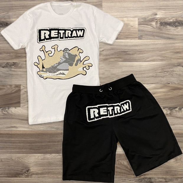 Street Letter Print Shorts Set
