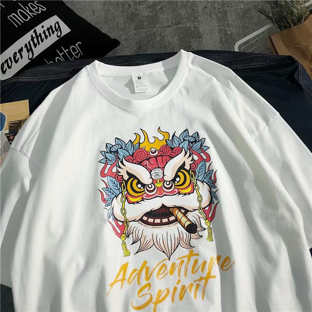 Brand personality trend loose T-shirt