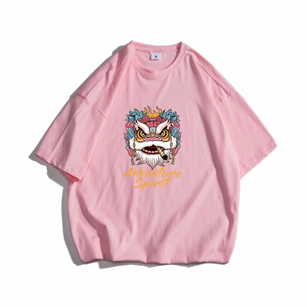 Brand personality trend loose T-shirt