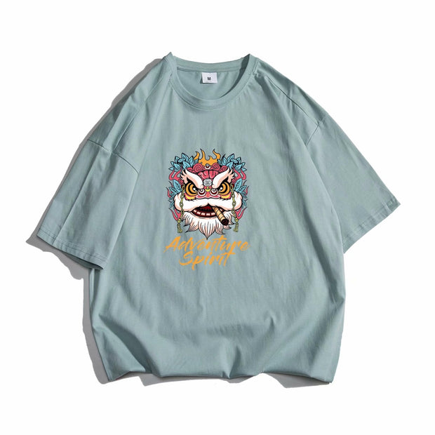 Brand personality trend loose T-shirt