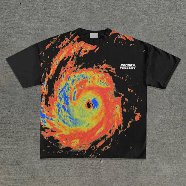 Storm print T-shirt