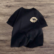 Personalized sweet print loose short-sleeved T-shirt