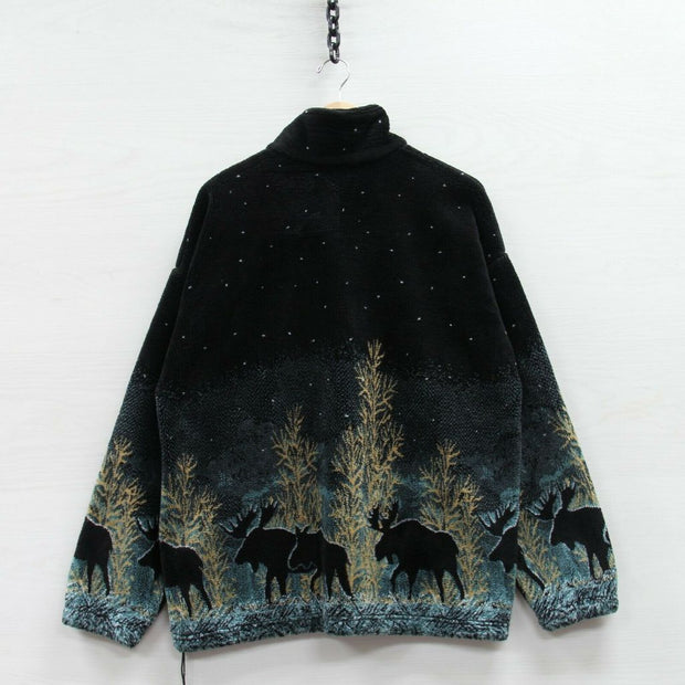 Casual elk lamb jacket