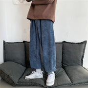 Loose drawstring trousers