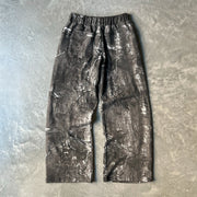 Retro Tree Camouflage Casual Wide Leg Pants