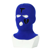 Knitted Ski Hat Outdoor Cycling Three Hole Mask Balaclava Head Cover
