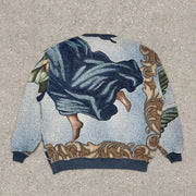 Vintage Print Tide Brand Art Sweatshirt