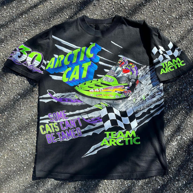 No.30 Racing Print Short Sleeve T-Shirt