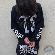 Hip Hop Street Fake Two Piece Long Sleeve T-Shirt