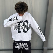 Hip Hop Street Fake Two Piece Long Sleeve T-Shirt