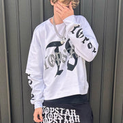 Hip Hop Street Fake Two Piece Long Sleeve T-Shirt