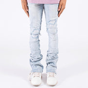 Micro-flared casual street denim