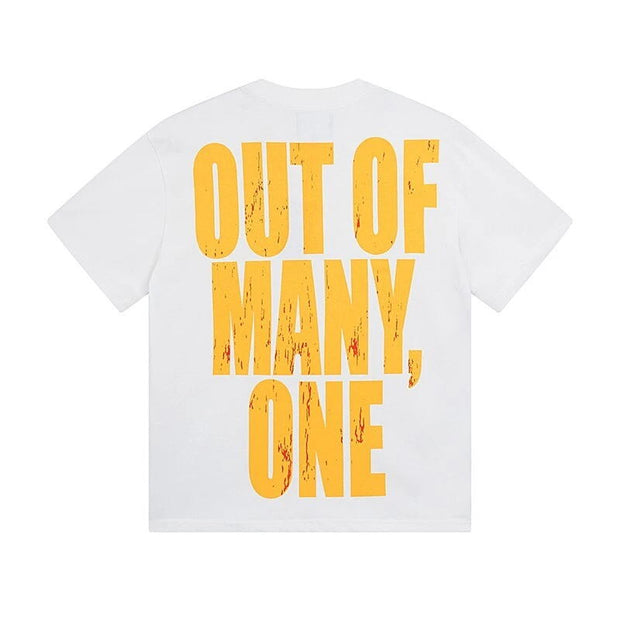 Motorcycle Skull Print Crew Neck T-Shirt