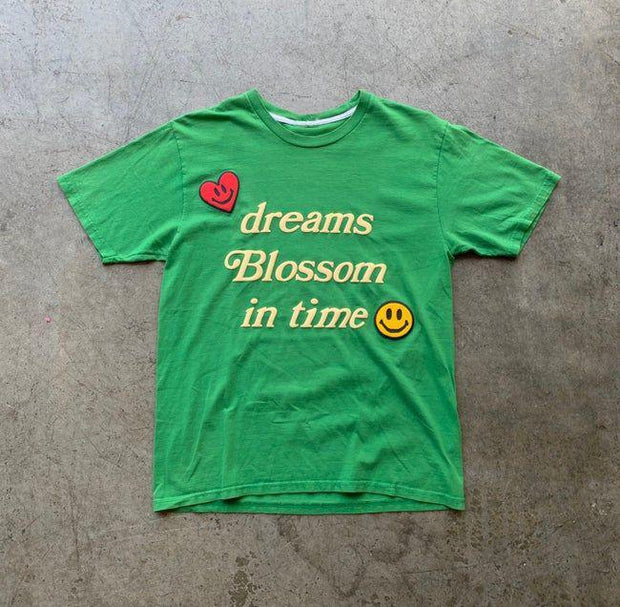 ins fashion loose print short-sleeved T-shirt