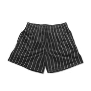 Stylish Pinstripe Casual Stretch Shorts