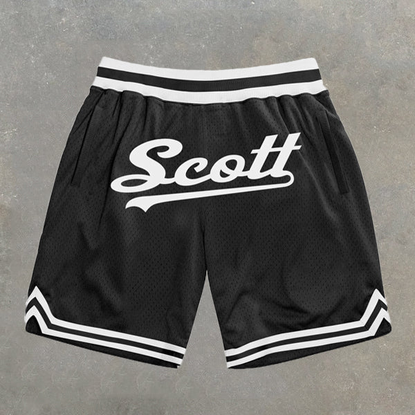 Casual Letter Print Shorts