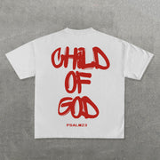 Child Of God Print Short Sleeve T-shirt