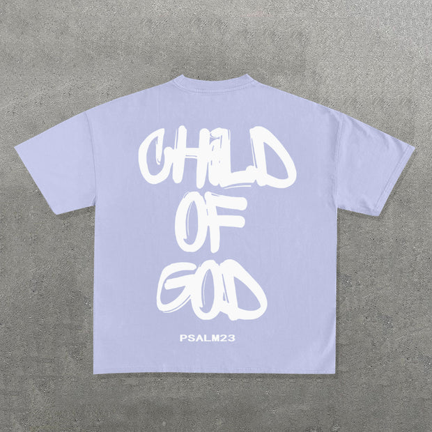 Child Of God Print Short Sleeve T-shirt