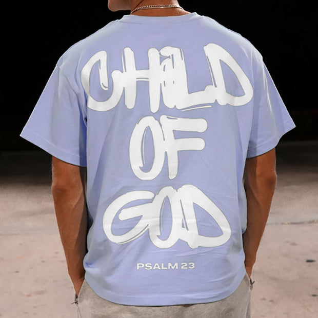 Child Of God Print Short Sleeve T-shirt