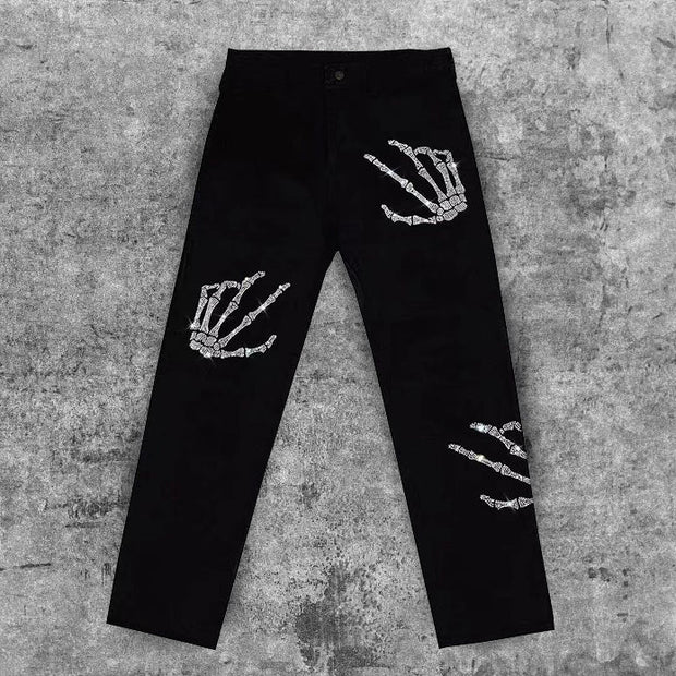 Devil's hand casual street jeans
