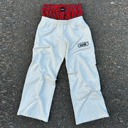 Personality checkered two-piece trousers