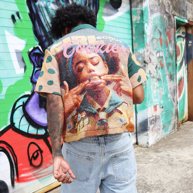 Boy Scout Tapestry Lapel Shirt Jacket