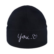 Outdoor hip-hop sun embroidered knitted wool hat