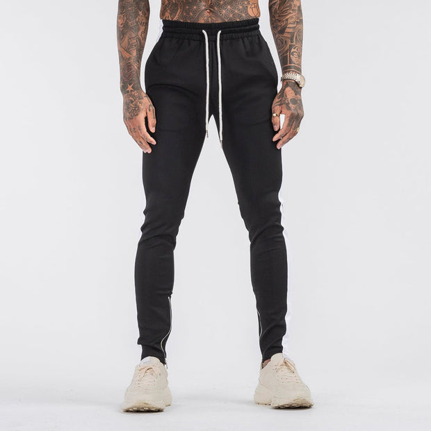 Fashion casual zip-up sports trousers