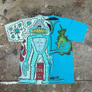 Funny Cartoon Print Short Sleeve T-Shirt