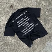 Personalized printed round neck T-shirt