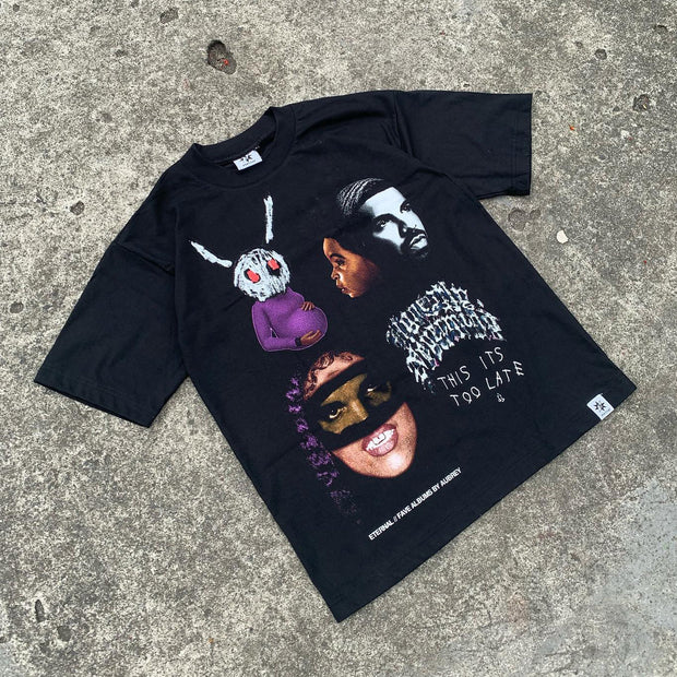 Personalized printed round neck T-shirt