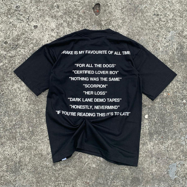 Personalized printed round neck T-shirt