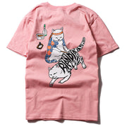 Short-sleeved hip-hop style T-shirt