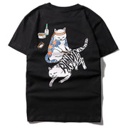 Short-sleeved hip-hop style T-shirt