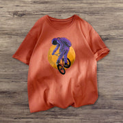 Personalized astronaut print T-shirt