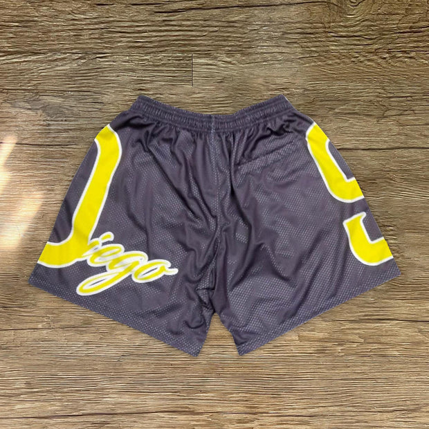 Trendy Sporty Letter Print Shorts