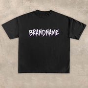 casual skull print T-shirt