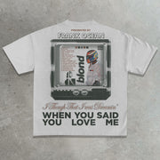 Blond printed T-shirt