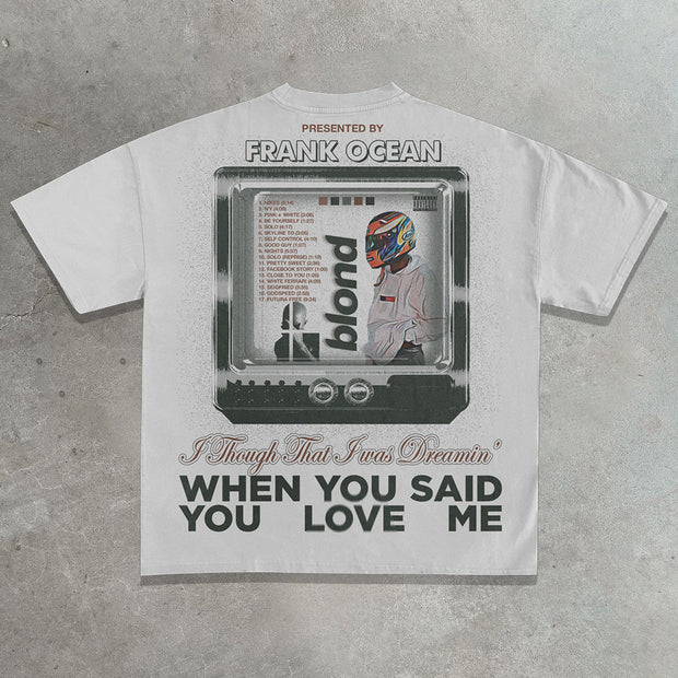 Blond printed T-shirt